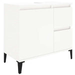 Baderomsskap Hvit 65X33X60 Cm Konstruert Tre