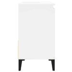 Baderomsskap Hvit 65X33X60 Cm Konstruert Tre