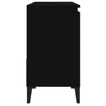Baderomsskap Svart 65X33X60 Cm Konstruert Tre