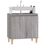 Servantskap Grå Sonoma 58X33X60 Cm Konstruert Tre