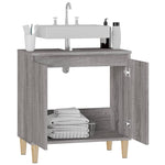 Servantskap Grå Sonoma 58X33X60 Cm Konstruert Tre