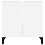 Servantskap Hvit 58X33X60 Cm Konstruert Tre
