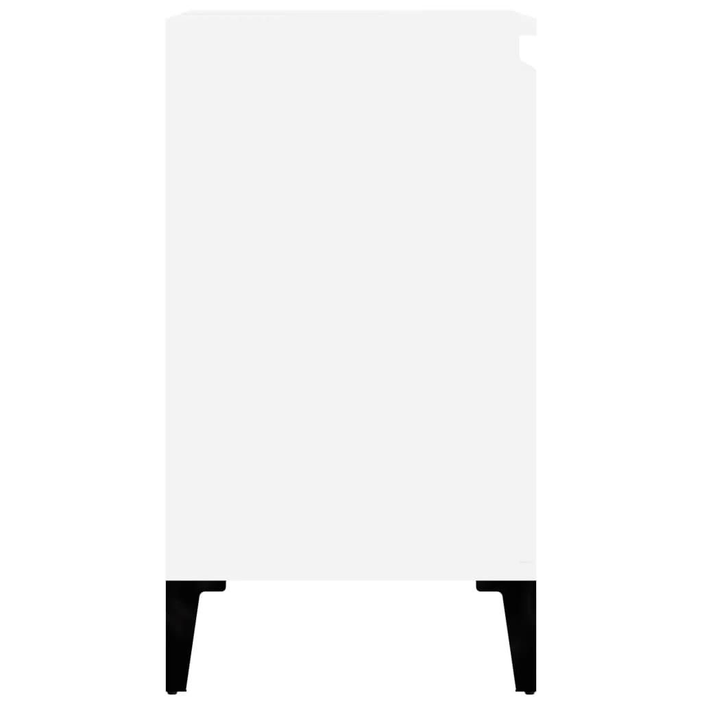 Servantskap Hvit 58X33X60 Cm Konstruert Tre