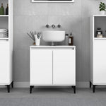 Servantskap Hvit 58X33X60 Cm Konstruert Tre