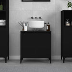 Servantskap Svart 58X33X60 Cm Konstruert Tre