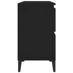 Servantskap Svart 80X33X60 Cm Konstruert Tre