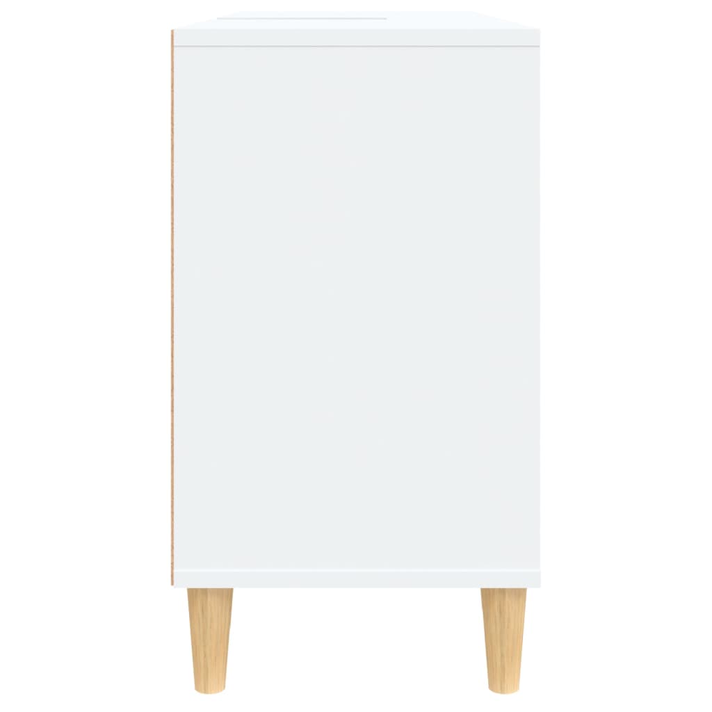 Servantskap Hvit 80X33X60 Cm Konstruert Tre