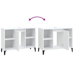 Servantskap Hvit 80X33X60 Cm Konstruert Tre