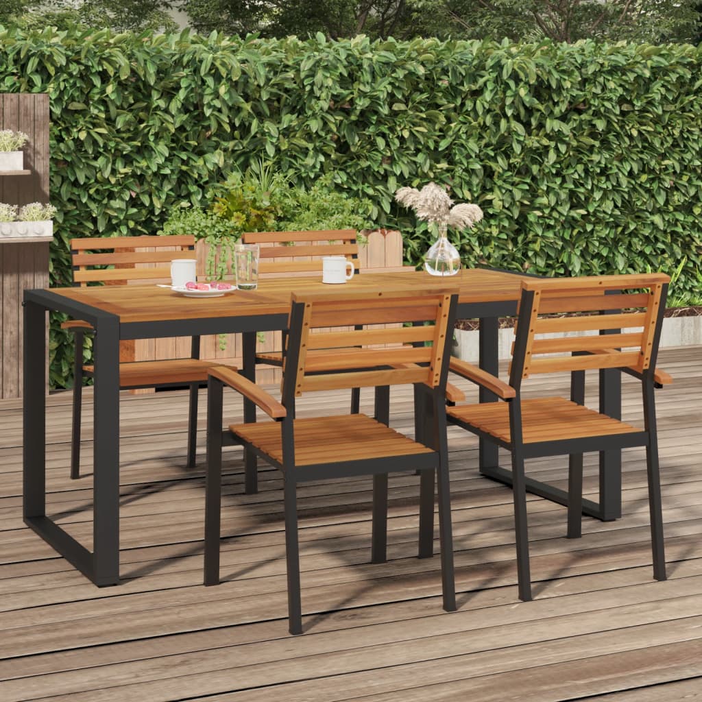 Hagebord Med U-Ben 180X90X75 Cm Heltre Akasie