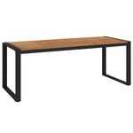 Hagebord Med U-Ben 200X90X75 Cm Heltre Akasie