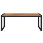 Hagebord Med U-Ben 200X90X75 Cm Heltre Akasie