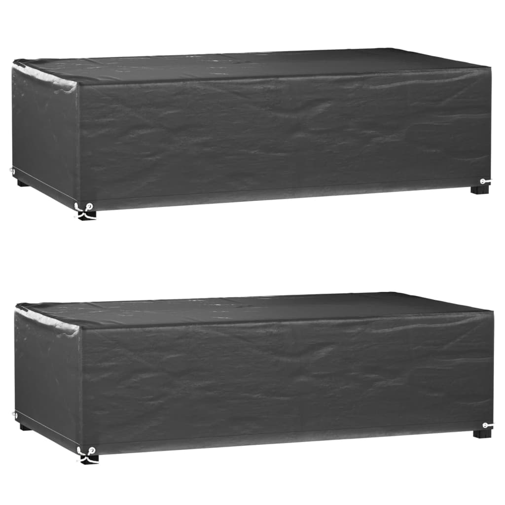 Hagemøbeltrekk 2 Stk 8 Maljer 125X70X35 Cm Rektangulær