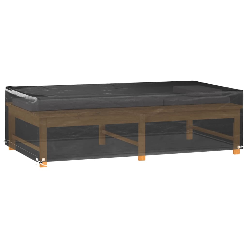 Hagemøbeltrekk 2 Stk 8 Maljer 125X70X35 Cm Rektangulær