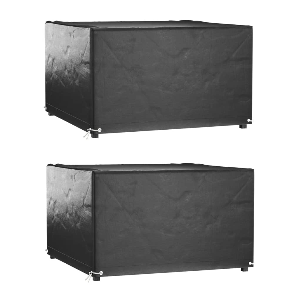 Hagemøbeltrekk 2 Stk 8 Maljer 132X132X80 Cm Firkantet