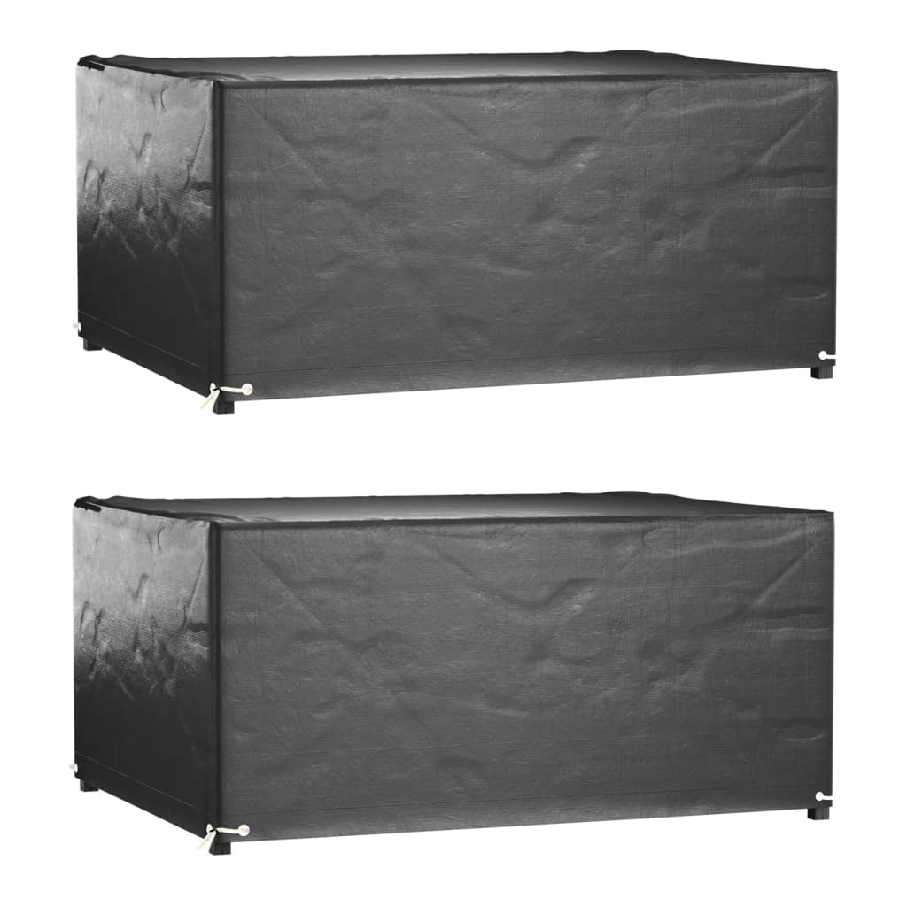 Hagemøbeltrekk 2 Stk 8 Maljer 160X120X75 Cm Rektangulær