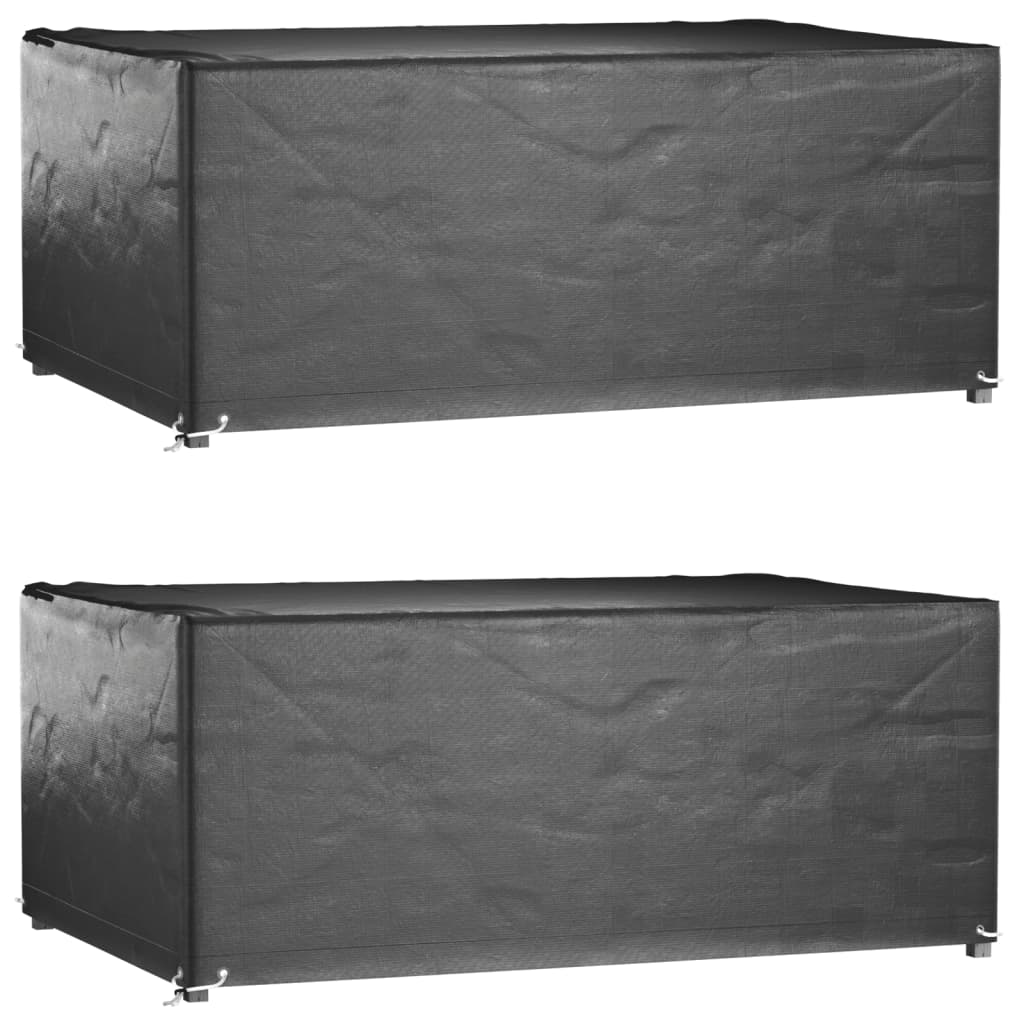 Hagemøbeltrekk 2 Stk 8 Maljer 180X122X75 Cm Rektangulær