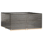 Hagemøbeltrekk 2 Stk 16 Maljer 205X205X90 Cm Firkantet