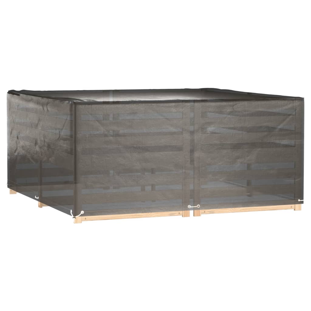 Hagemøbeltrekk 2 Stk 16 Maljer 205X205X90 Cm Firkantet