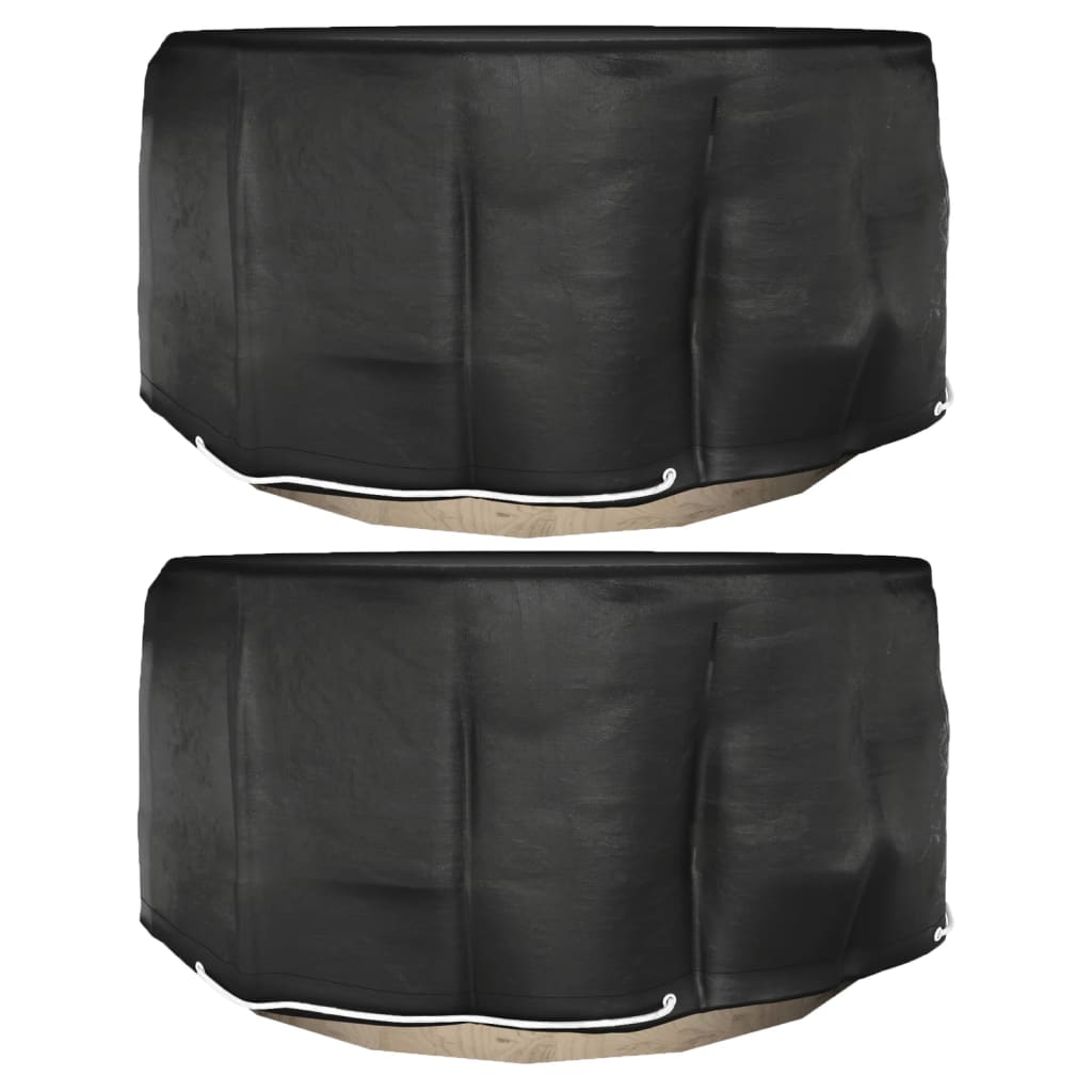Hagemøbeltrekk 2 Stk 10 Maljer Ø230X90 Cm Rund