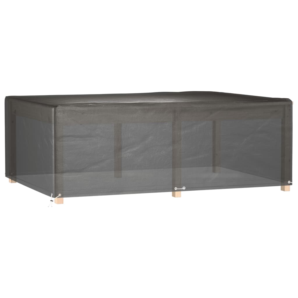 Hagemøbeltrekk 2 Stk 12 Maljer 230X165X80 Cm Rektangulær