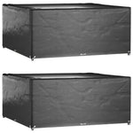 Hagemøbeltrekk 2 Stk 16 Maljer 250X250X90 Cm Firkantet