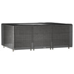 Hagemøbeltrekk 2 Stk 16 Maljer 278X204X105 Cm Rektangulær