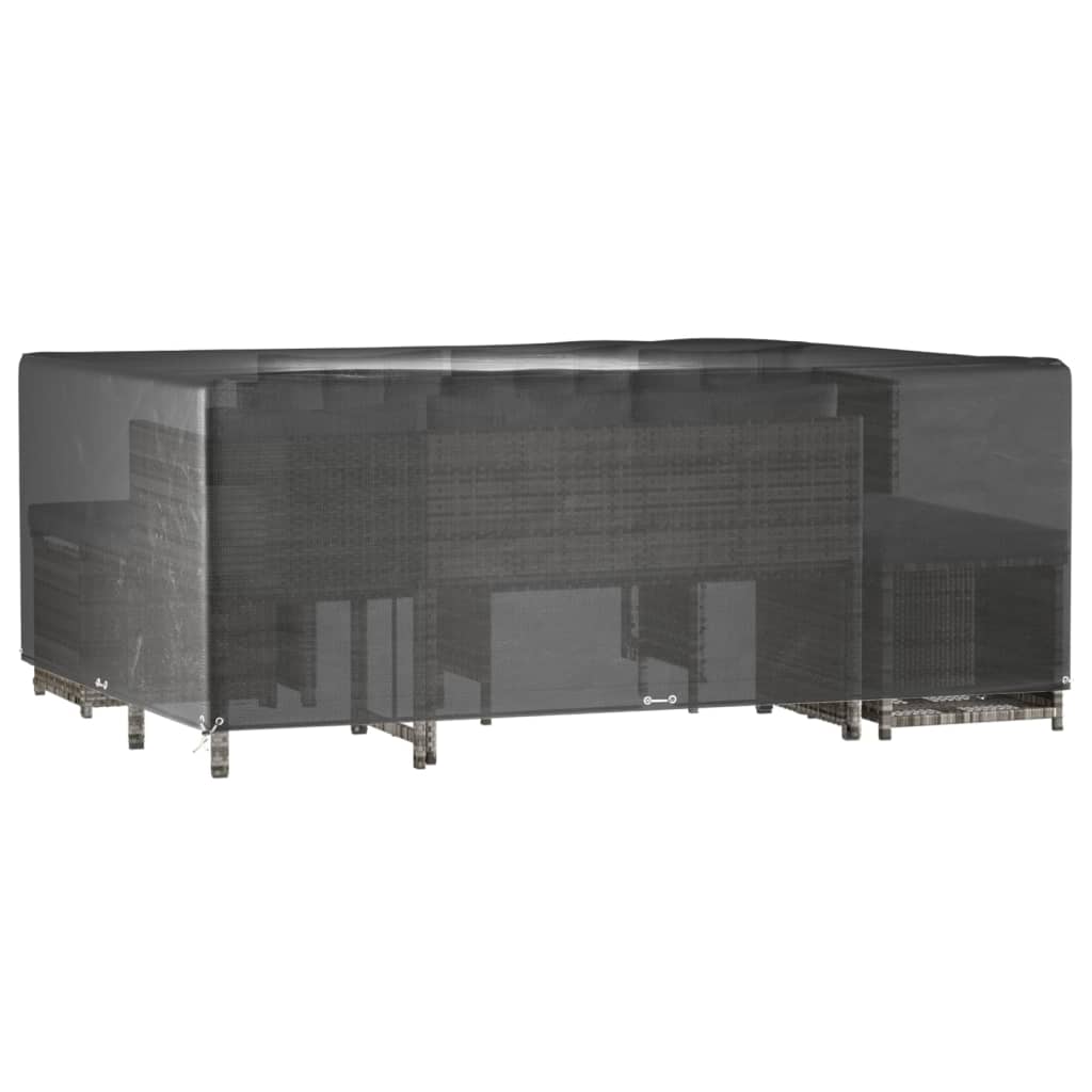 Hagemøbeltrekk 2 Stk 16 Maljer 300X250X90 Cm Rektangulær