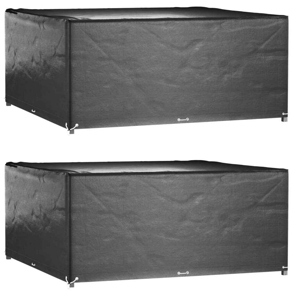 Hagemøbeltrekk 2 Stk 16 Maljer 300X300X75 Cm Firkantet