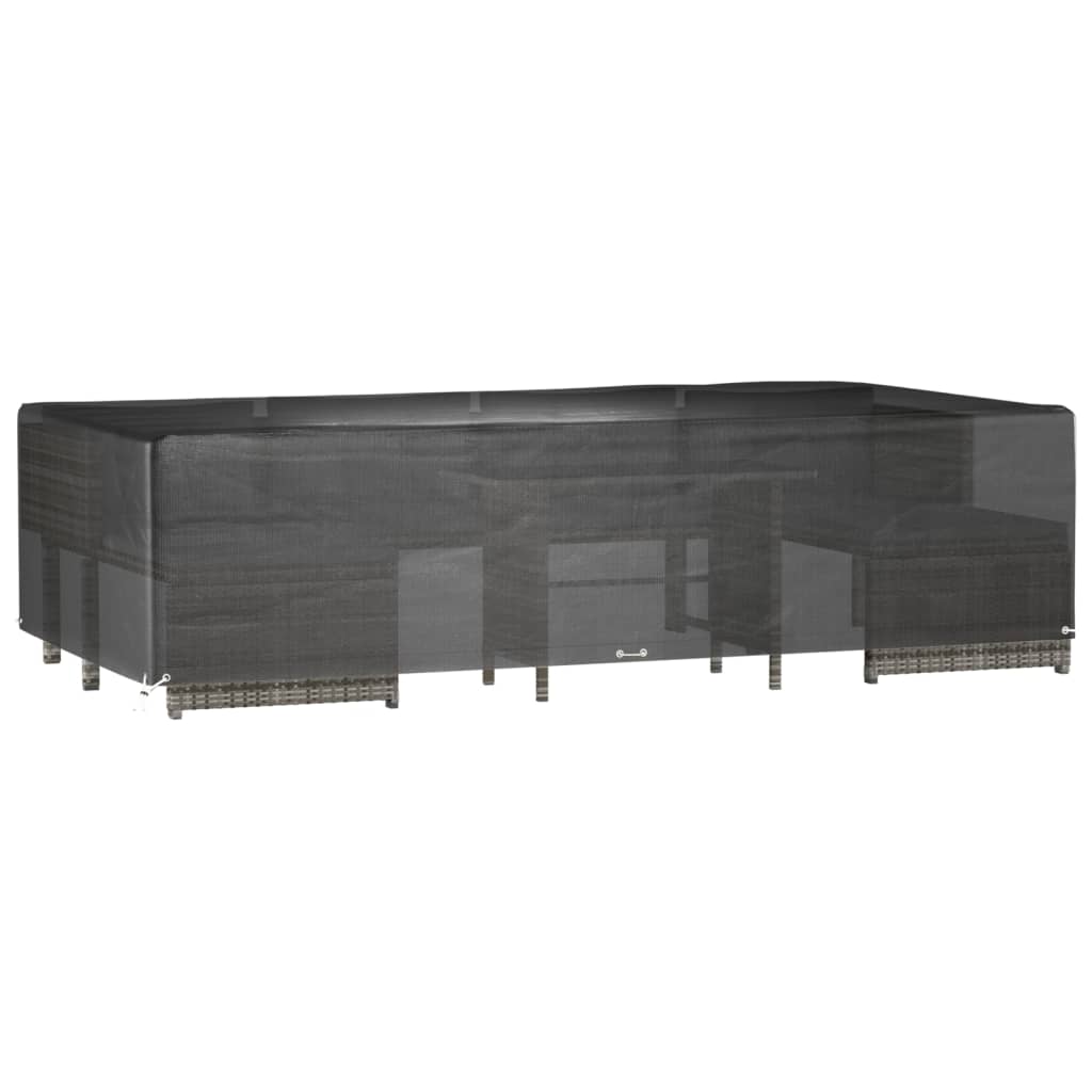 Hagemøbeltrekk 2 Stk 12 Maljer 315X160X75 Cm Rektangulær