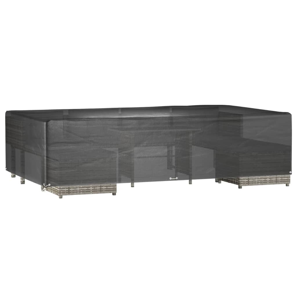 Hagemøbeltrekk 2 Stk 12 Maljer 315X180X75 Cm Rektangulær