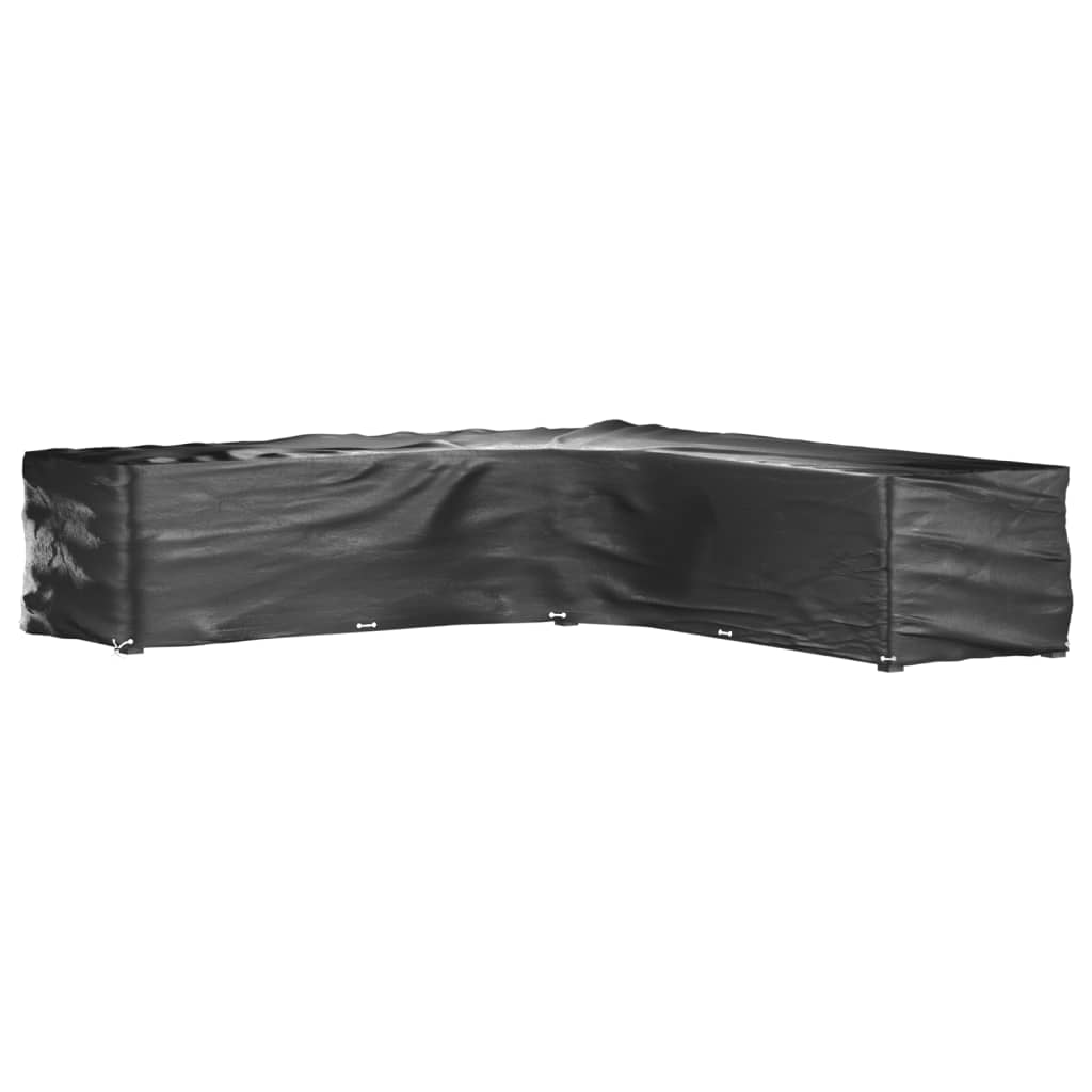 L-Formet Hagemøbeltrekk 2 Stk 20 Maljer 300X300X70 Cm