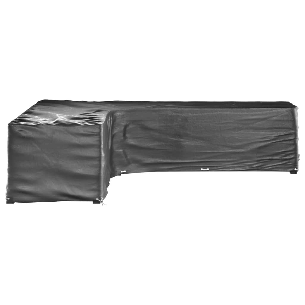 L-Formet Hagemøbeltrekk 2 Stk 20 Maljer 300X300X70 Cm