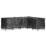 L-Formet Hagemøbeltrekk 2 Stk 18 Maljer 285X220X80 Cm