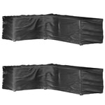 L-Formet Hagemøbeltrekk 2 Stk 16 Maljer 210X260X80 Cm