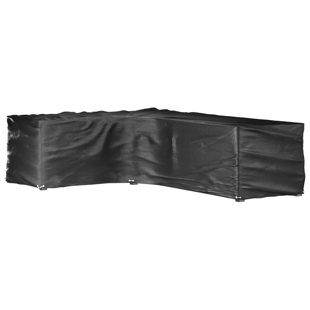 L-Formet Hagemøbeltrekk 2 Stk 16 Maljer 210X260X80 Cm