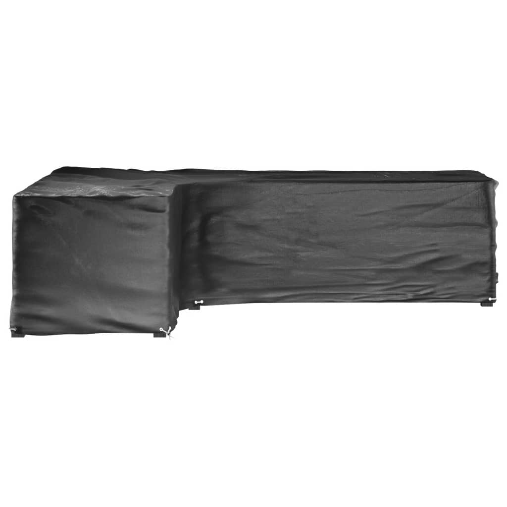 L-Formet Hagemøbeltrekk 2 Stk 16 Maljer 210X260X80 Cm