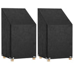 Trekk Til Utestol 2 Stk 8 Maljer 65X65X80/120 Cm Polyetylen