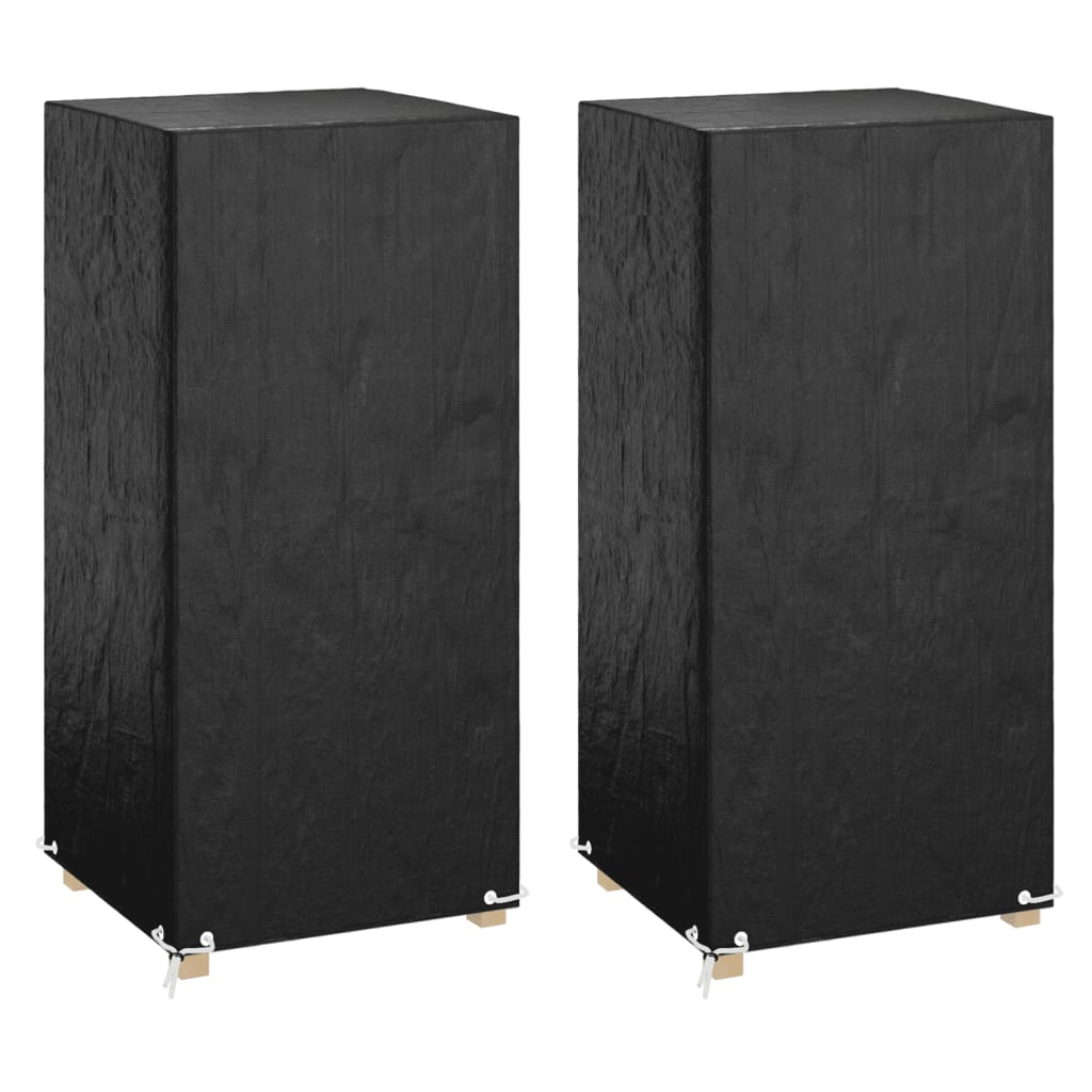 Trekk Til Utestol 2 Stk 8 Maljer 75X70X140 Cm Polyetylen