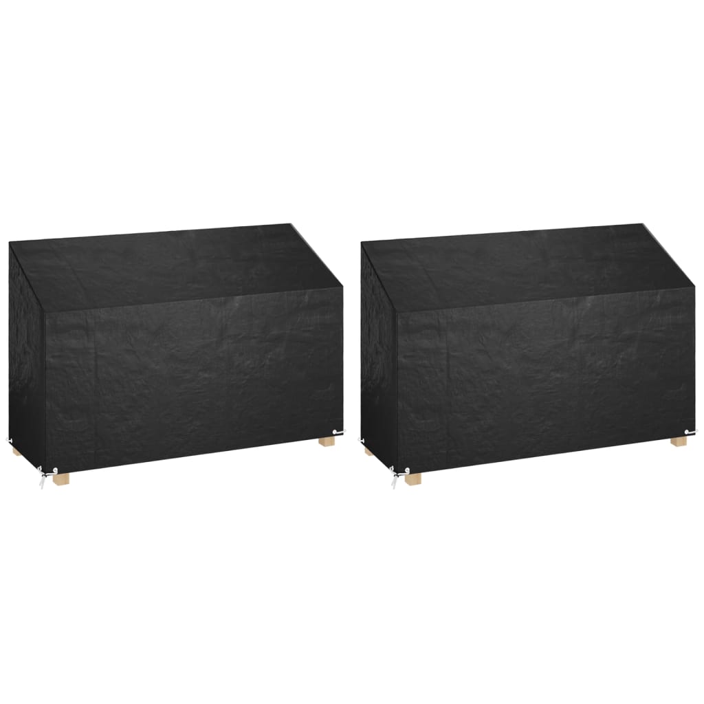 Trekk Til Hagebenk 2 Stk 8 Maljer 190X70X70/88 Cm Polyetylen