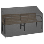Trekk Til Hagebenk 2 Stk 8 Maljer 190X70X70/88 Cm Polyetylen