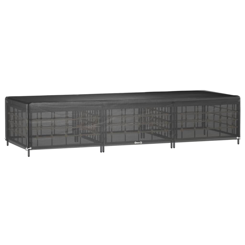 Solsengtrekk 2 Stk 12 Maljer 205X75X40 Cm Polyetylen