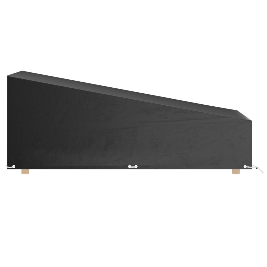 Solsengtrekk 2 Stk 12 Maljer 205X75X40/70 Cm Polyetylen
