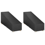Solsengtrekk 2 Stk 12 Maljer 200X65X35/60 Cm Polyetylen
