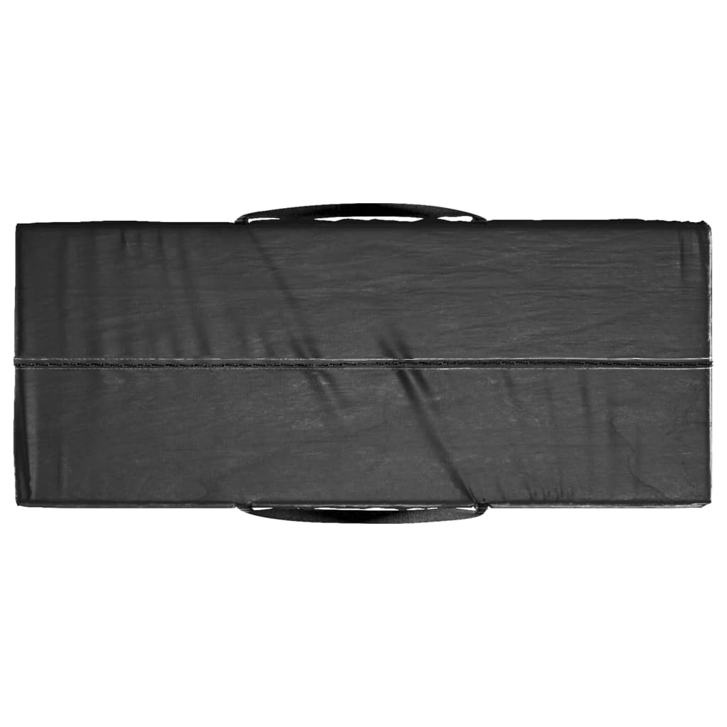 Poser Til Hageputer 2 Stk Svart 135X40X55 Cm Polyetylen