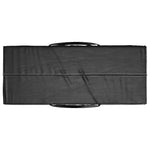Poser Til Hageputer 2 Stk Svart 135X40X55 Cm Polyetylen