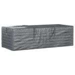 Poser Til Hageputer 2 Stk Svart 135X40X55 Cm Polyetylen