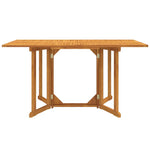 Sammenleggbart Sommerfuglbord For Hage 150X90X75 Cm Heltre Teak