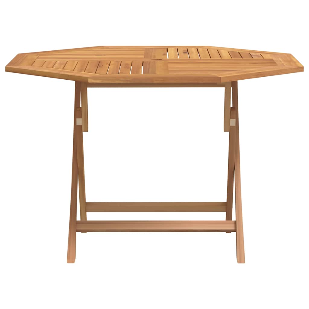 Sammenleggbart Hagebord 110X110X75 Cm Heltre Teak
