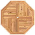 Sammenleggbart Hagebord 110X110X75 Cm Heltre Teak