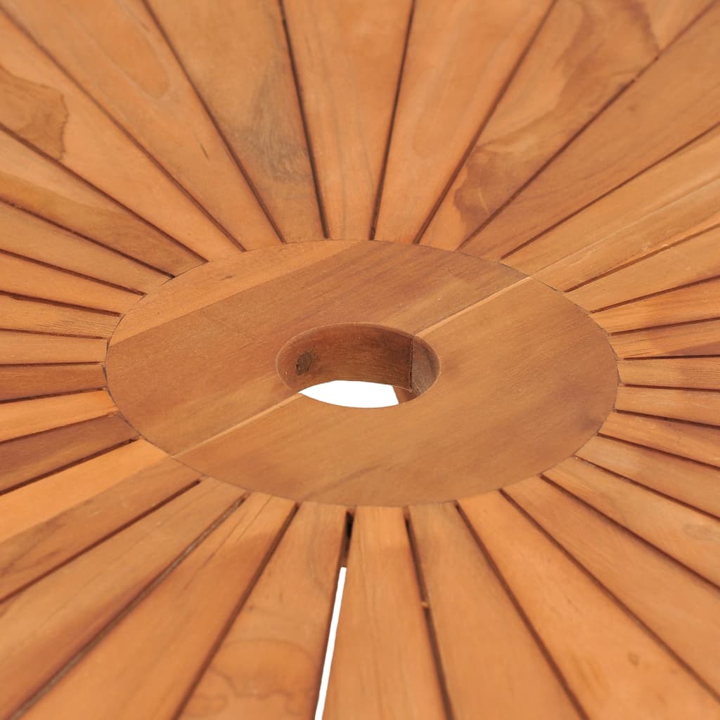 Sammenleggbart Hagebord Ø 85X75 Cm Heltre Teak